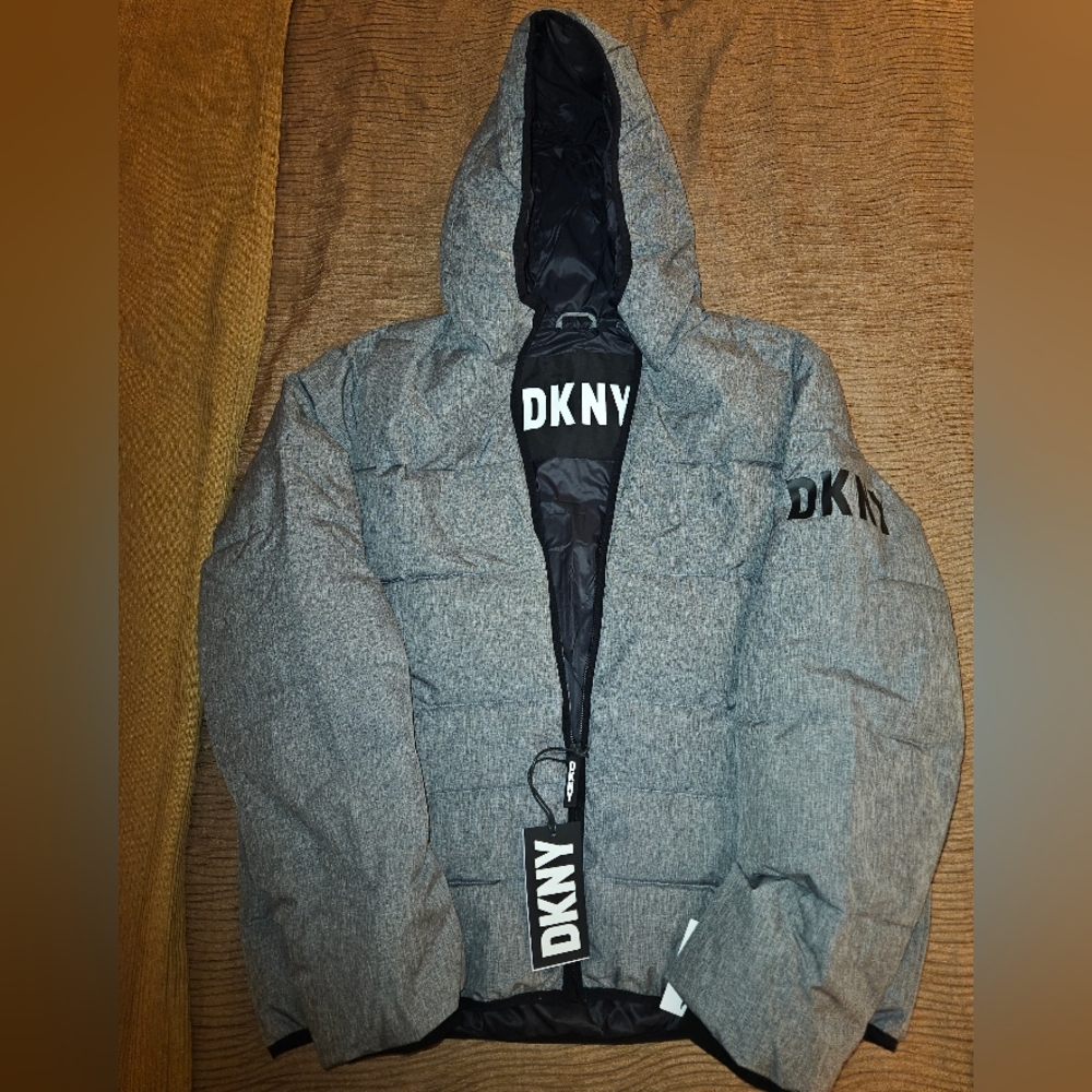 DKNY men's puffer jacket NWT